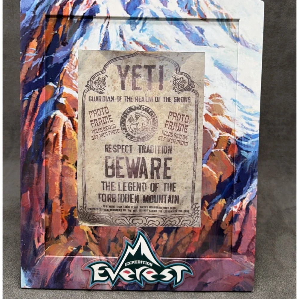 Disney Parks Animal Kingdom Expedition Everest Mountain Picture Frame